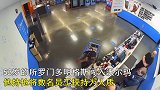 业余劫匪挟持人质，监控拍下搞笑画面！真会玩啊