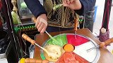 颜色鲜艳，味道丰富，吃过的举起爪