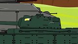 坦克世界动画：灌木丛的坦克