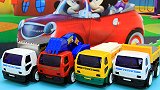 米奇妙妙屋：六款惯性工程车玩具