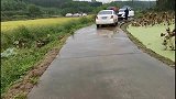 开新买的荣威去喝喜酒，路遇石墩直接断轴趴窝