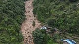 四川广元旺苍金石村发生高位山体滑坡 致1人死亡2人失联