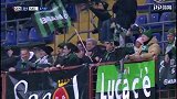第27分钟萨索洛球员尤里西奇进球 热那亚0-1萨索洛