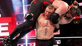 WWE-18年-2018王室决战大赛：全球冠军三重威胁赛 莱斯纳VS斯特劳曼VS凯恩-单场