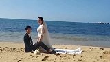 这样拍婚纱照新娘都不觉得尴尬吗新郎都有点不好意思了