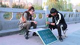 鸡蛋放进酒瓶里奖励10000元，不料路过个高材生，骗子赔惨了