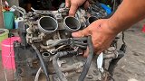 六眼魔神，1400排量摩托车发动机维修