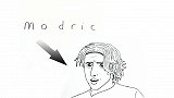 铁粉！国外牛人用MODRIC画莫德里奇 师父你还收徒弟吗？