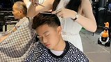 理发还能睡着太可怕了，一定要看到最后！