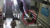 哈尔滨一男子商场扶梯前“凭空消失” 监控拍下揪心一幕
