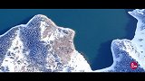 航拍镜头下的初春雪景，原来新疆的冬天这么美！
