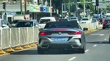 宝马8系大佬，开着宝马百万级最美敞篷旗舰跑车