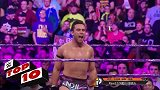 WWE-16年-RAW第1224期十佳镜头 五人混战赛结尾互丢大招-专题