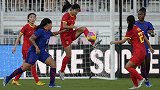 友谊赛-中国女足0-3美国女足 中国女足2射门&多次失误