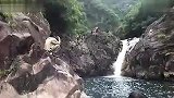 旅游-浙江岩门峡8米跳水