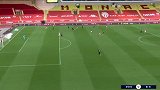 第29分钟摩纳哥球员戈洛温进球 摩纳哥2-0雷恩