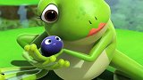 萌鸡小队：原来小蝌蚪长大了就会有腿，像青蛙妈妈了呢，太好了