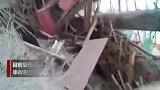 武汉一建筑工地发生坍塌致6死5伤 事发现场大量脚手架倒塌