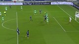 下半场补时第1分钟波尔多球员乌丹射门 - 打偏