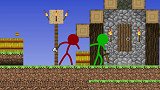 我的世界动画-火柴人玩MC-05