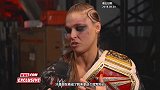 WWE-18年-2018夏季狂潮大赛赛后采访 罗西感谢前辈铺路 盛赞娜塔莉亚坚强内心-花絮