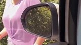 逆行大奔女司机竟还理直气壮下车讨说法？