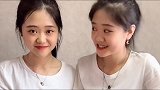 这双胞胎女儿长的太也一样了吧，以后有了男朋友怎么办啊