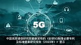 5G标准必要专利全球排名公布：华为5G标准必要专利全球排名第一