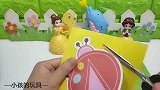 贝儿和白雪剪纸比赛赢海豚泡泡机！