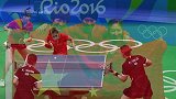 奥运会-16年-中国乒乓女团三连冠 李晓霞赛后宣布退出国家队-新闻
