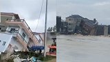 暴雨洪水侵袭江西鄱阳 居民拍下整栋房屋被洪水吞噬瞬间