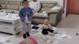 爸爸带娃处处是惊吓