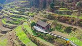 贵州大山里的风景，一户人家犹如，生活在世外桃源