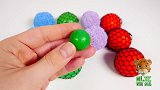 趣味动画教宝贝学颜色，一起来玩泡沫，黏黏球会变色哦