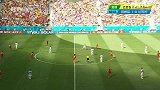 世界杯-14年-淘汰赛-1/4决赛-比利时队费莱尼头球攻门极具威胁-花絮