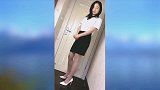 不管腿多短，只要搭配上丝袜都变得修长有魅力