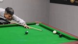 一分钟教学，中杆顺塞四库走位，台球三级课程