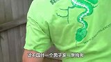 男子在自家后院，发现一奇怪的洞穴，出来的东西让它脸色都变了