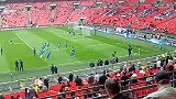 英超-1718赛季-足球队赛前热身 基础脚步训练