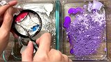 用眼影、指甲油、闪粉给水晶泥染色，无硼砂，好减压