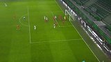 第83分钟维也纳快速球员北川航也射门-绝佳机会被扑