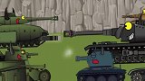 坦克世界欢乐动漫-真正的对战模式 打的如此欢快