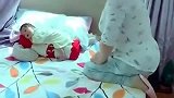给双胞胎哥哥请了月嫂，这应该是最明智的选择了，看着都开心