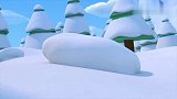 百变布鲁可：雪地里有个洞，鲁鲁好棒呀，把洞给填上了