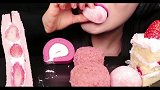 小姐姐准备了一桌子粉色甜点，单看颜值就爱了呀