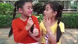 同小萝莉边吃糖边学儿歌