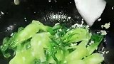 家常小菜，香菇扒油菜做法，简单易学