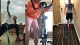 澳网隔离球员训练有多惨 房间内跑五公里自己组装动感单车