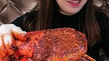 香辣大鸡排，原来热门都是这样吃出来的，太拼了