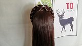 1分钟教你快速学会这款创意发型，长发短发都可以扎